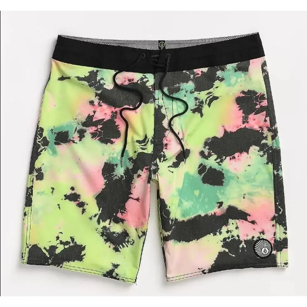 Volcom Boys Bolinas Stoney Tie Dye Board Shorts Boys Size 18 (29)